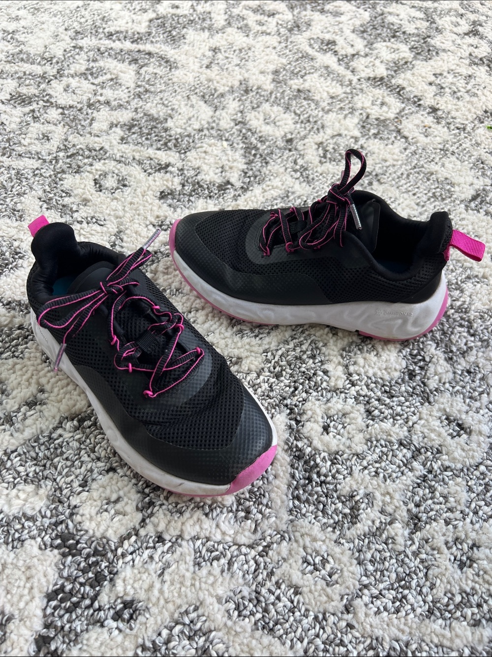 Bundle 3 pairs and get offer $20 all in motion Black Athletic Sneakers with Pink